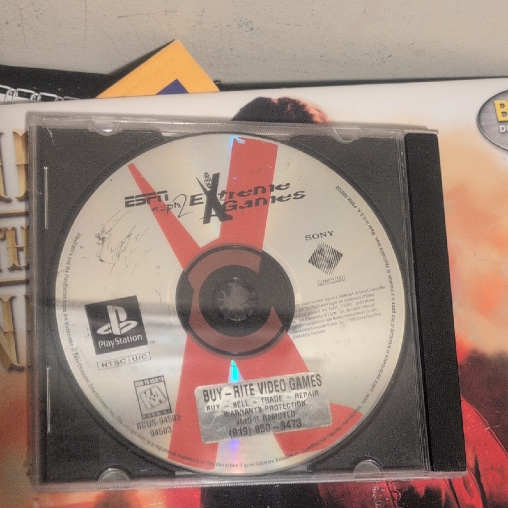 ESPN Extreme Games (Sony PlayStation 1, 1995) Vintage Sports Retro 90's
